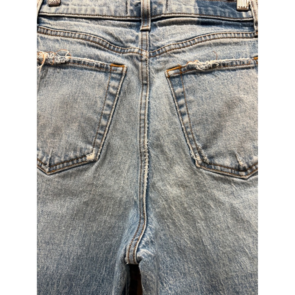 Abercrombie & Fitch The 90s Straight Ultra High Rise Distressed Jeans 27/4R - Picture 8 of 8
